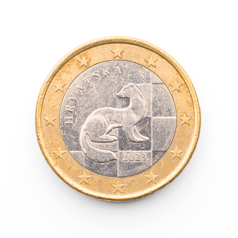 Kroatien 1 Euro 2023 Motivseite
